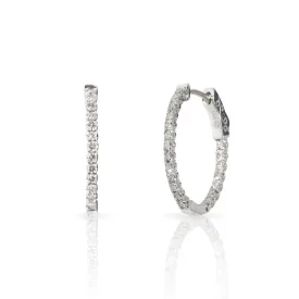 Oval Hoop Earrings