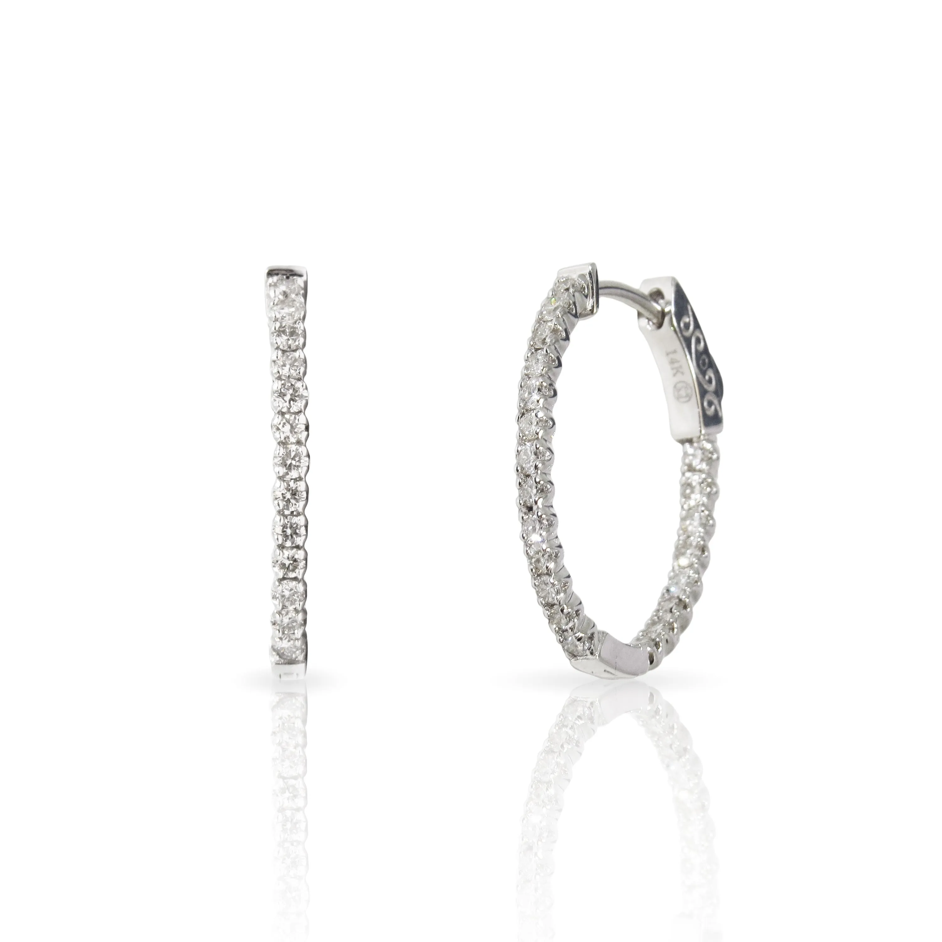 Oval Hoop Earrings