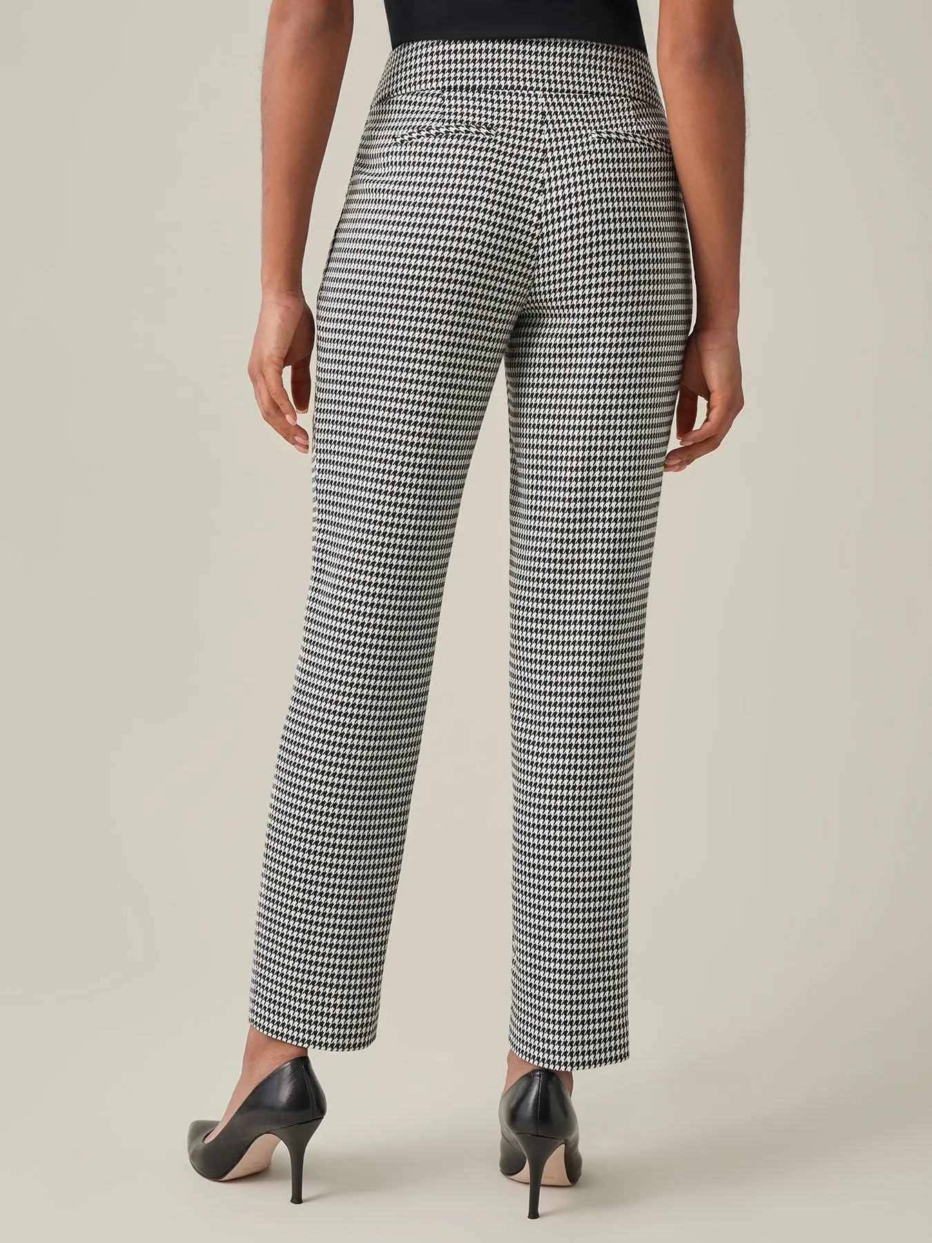 Petite Harlow Pant, Houndstooth