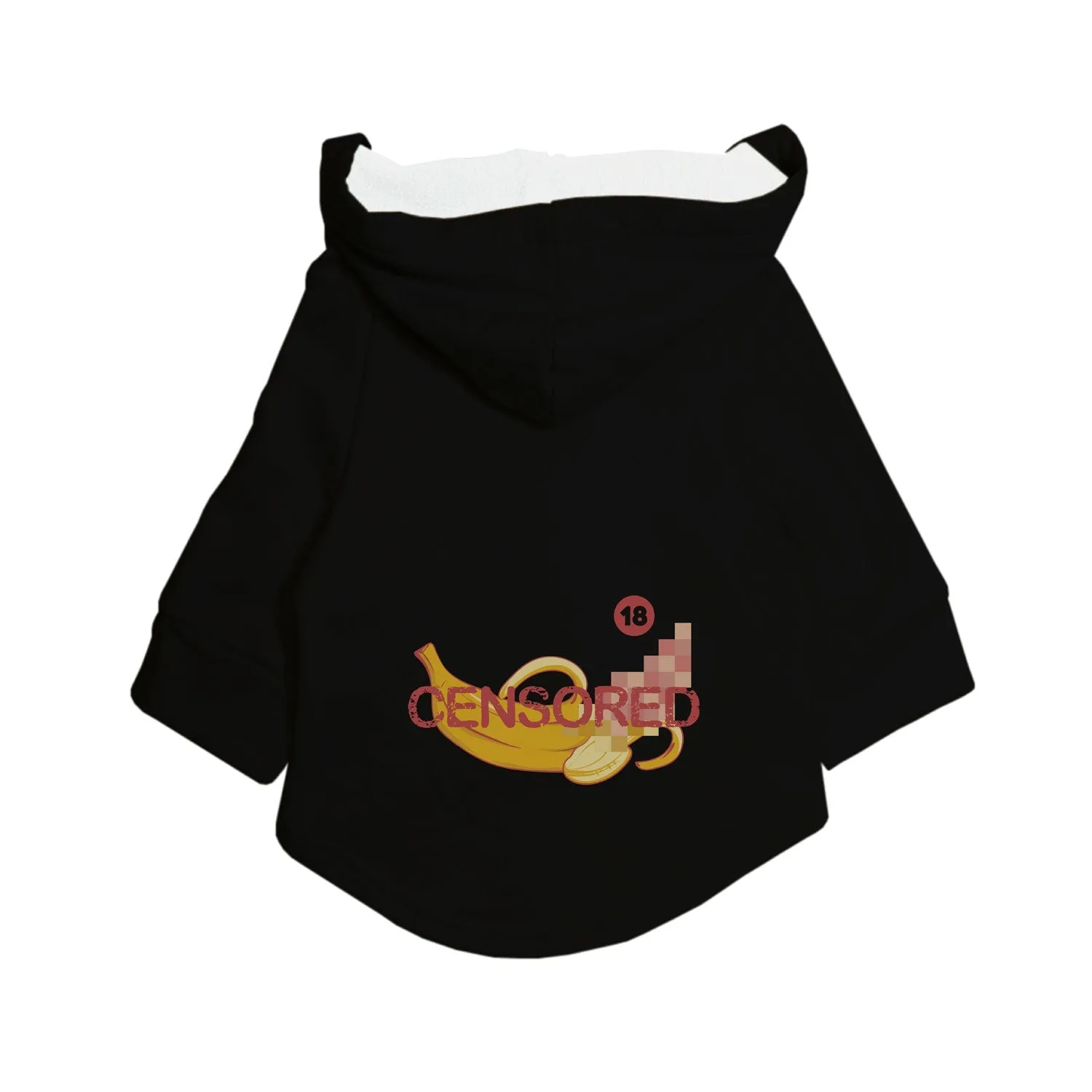 "Censored" Printed Dog Hoodie Jacket