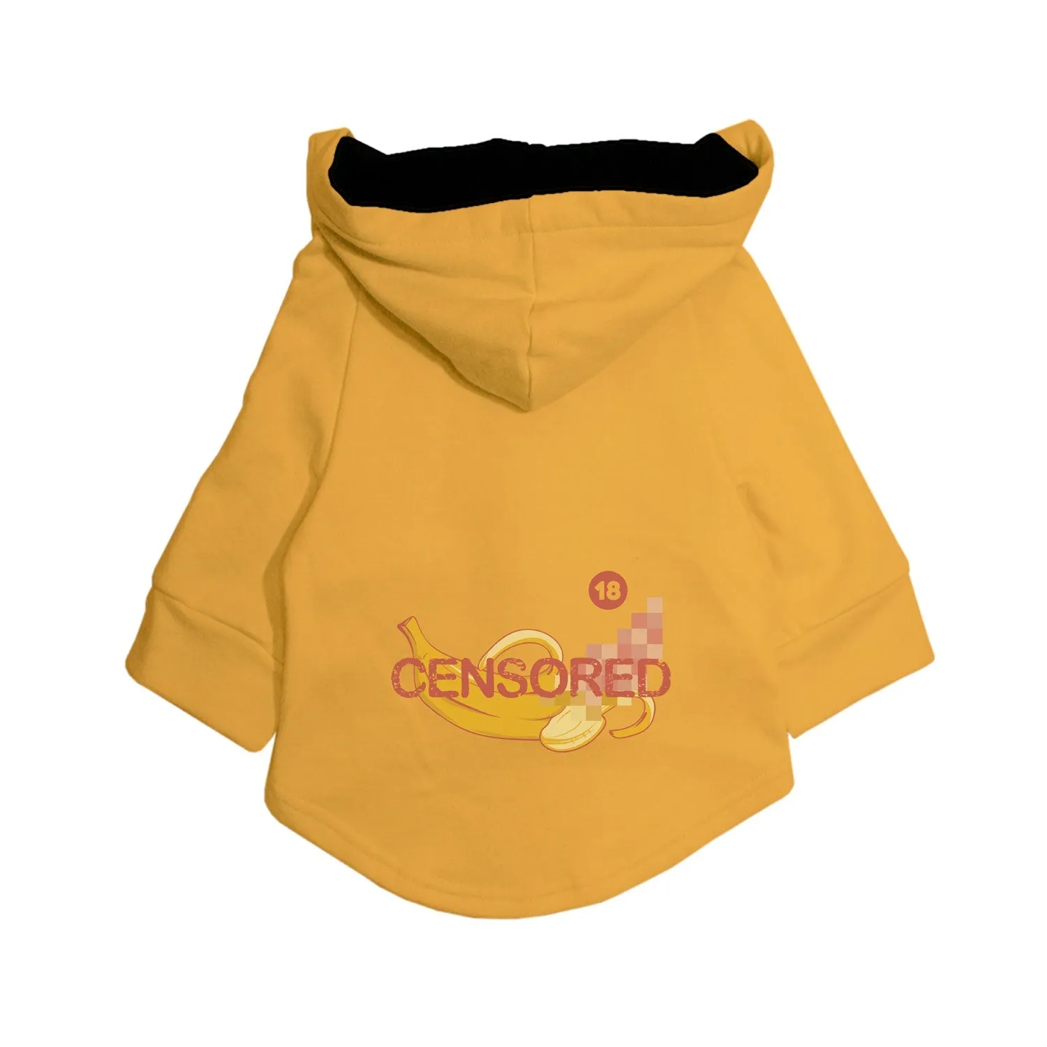 "Censored" Printed Dog Hoodie Jacket