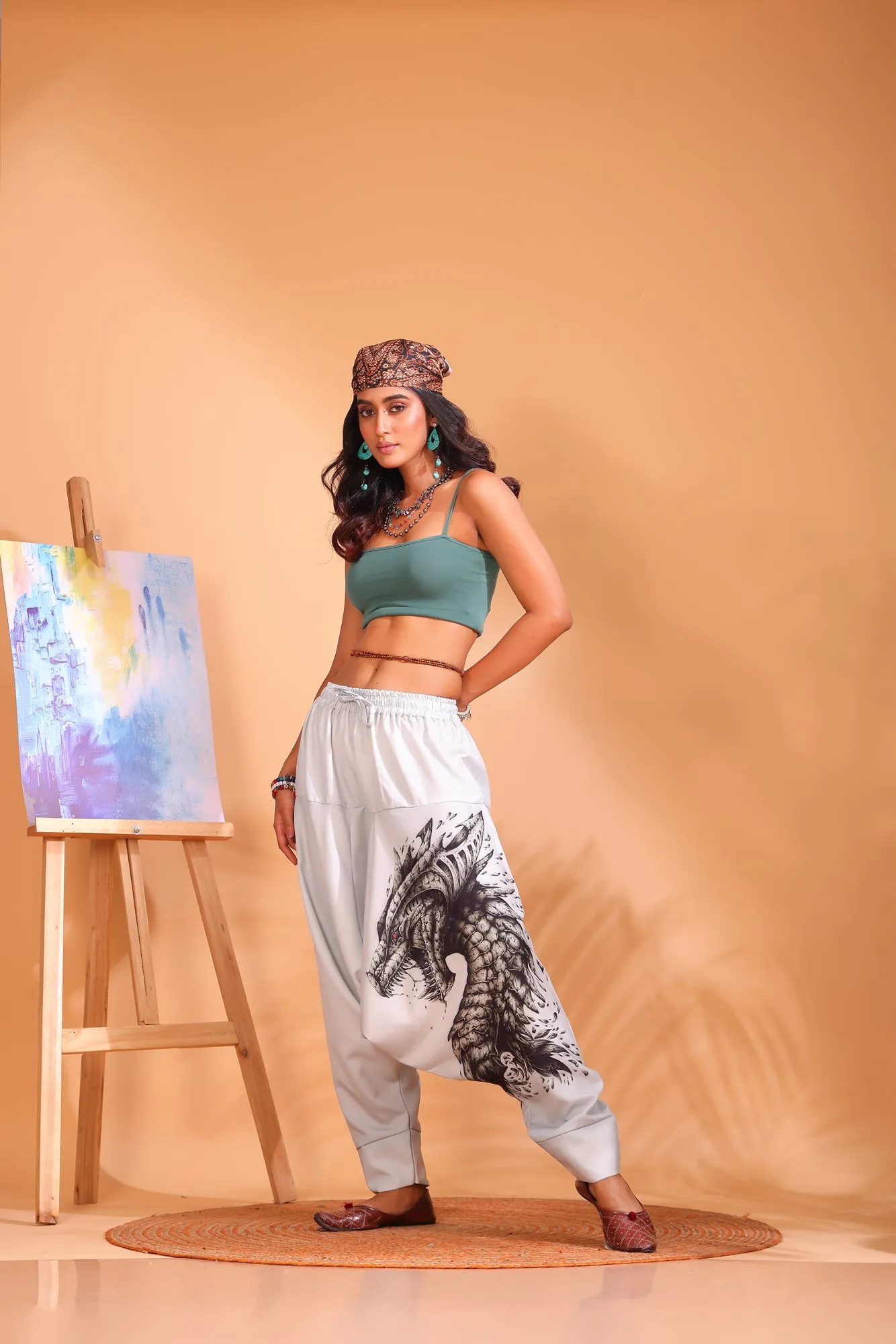 Scale Dragon Unisex Harem Pant