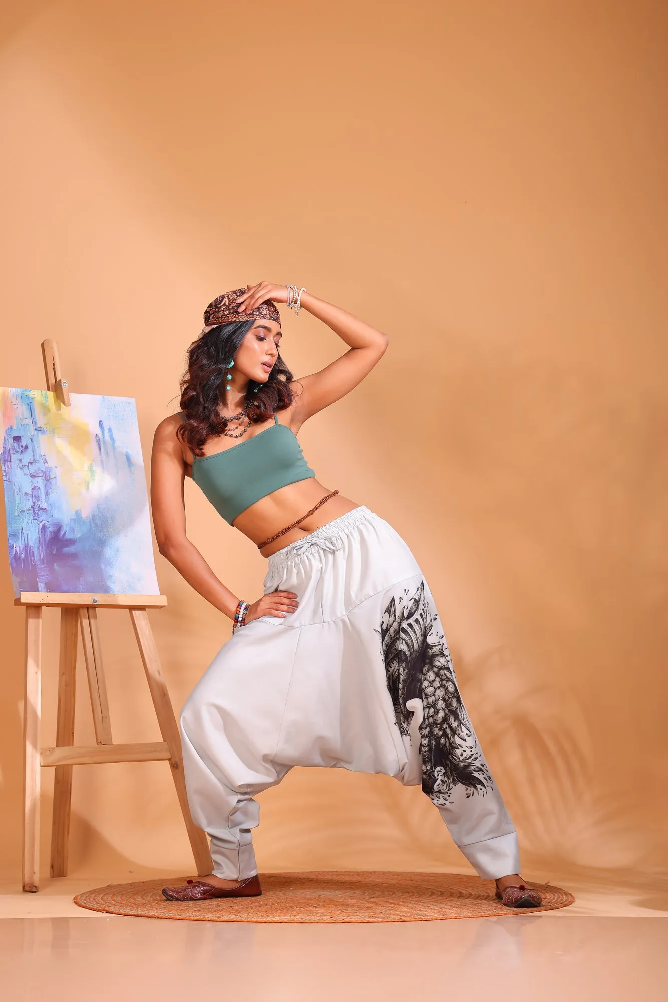 Scale Dragon Unisex Harem Pant