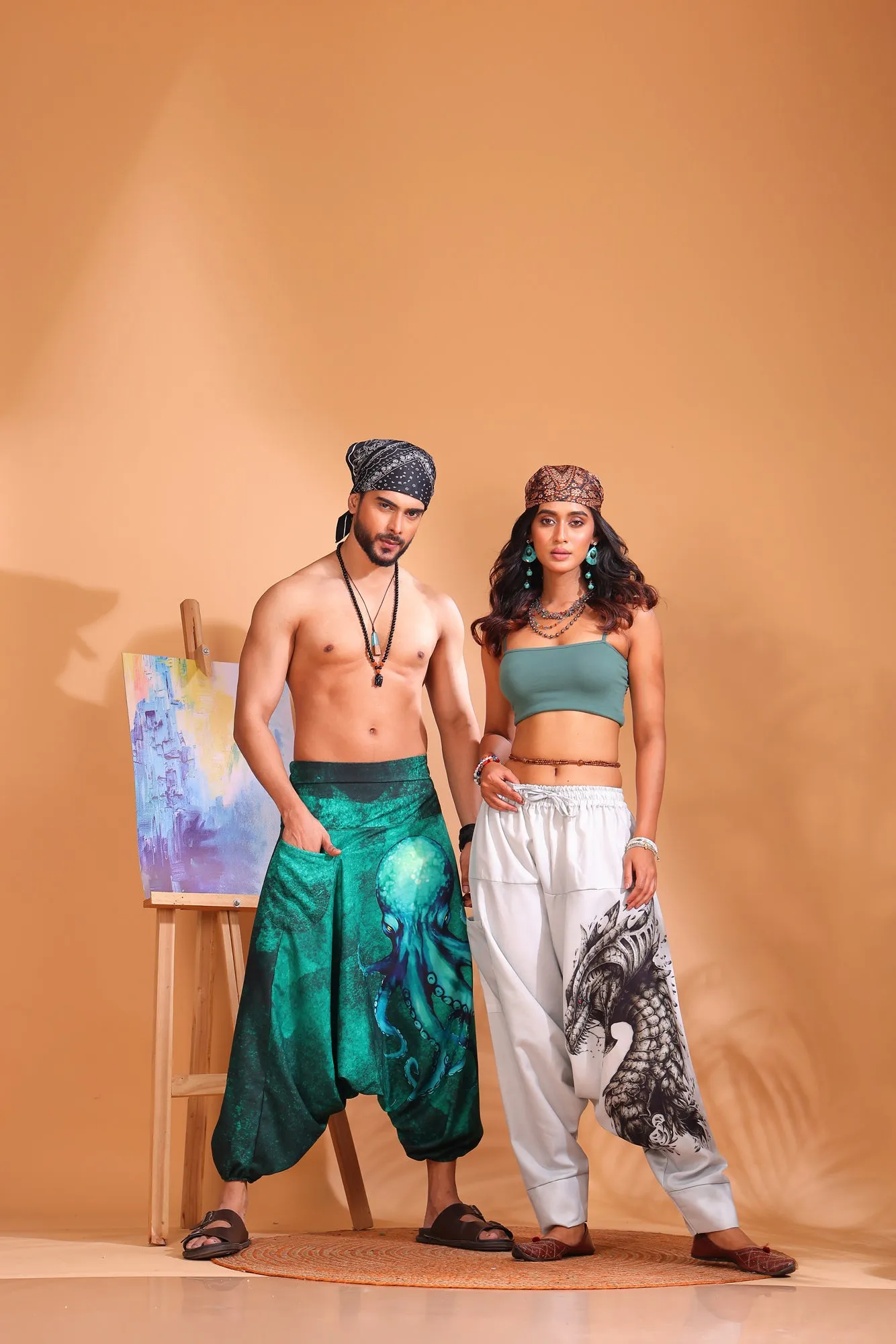 Scale Dragon Unisex Harem Pant