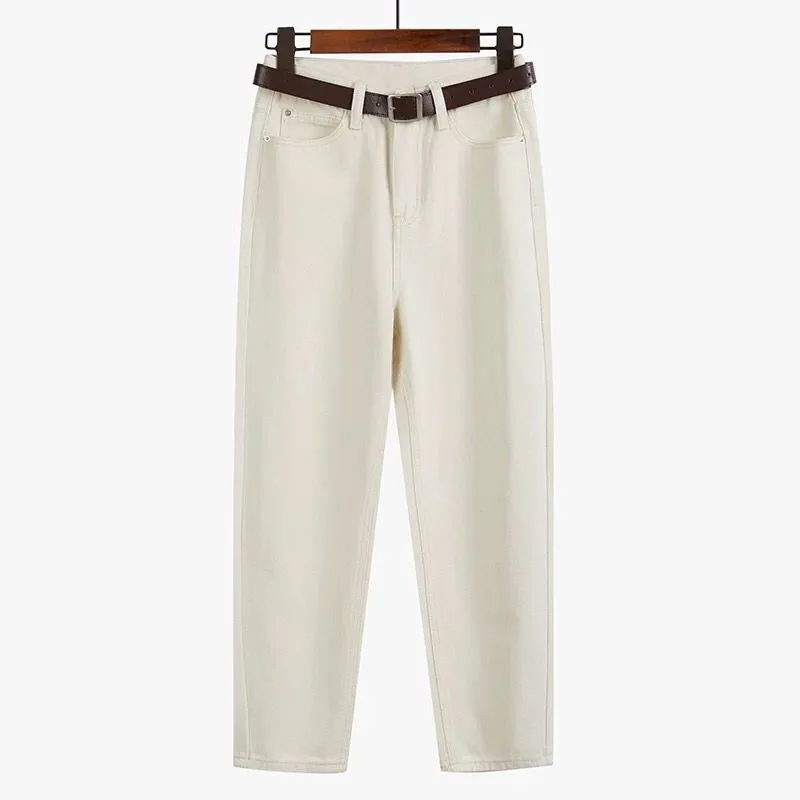 Straight Slimming Radish Cropped Harem Pants