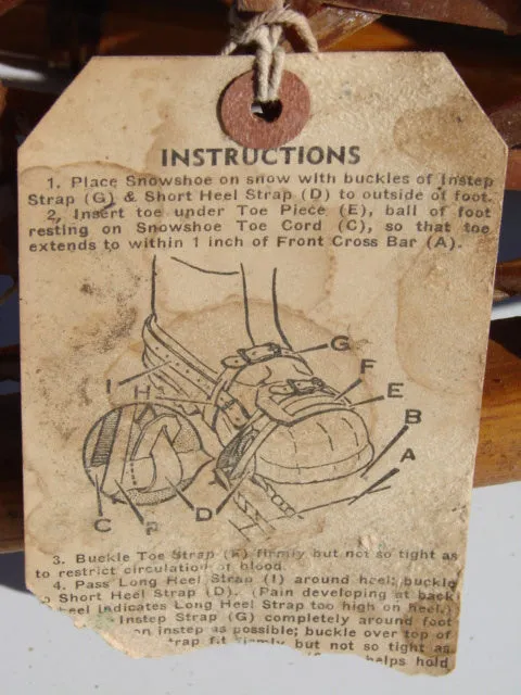 US Military Snowshoes 1953