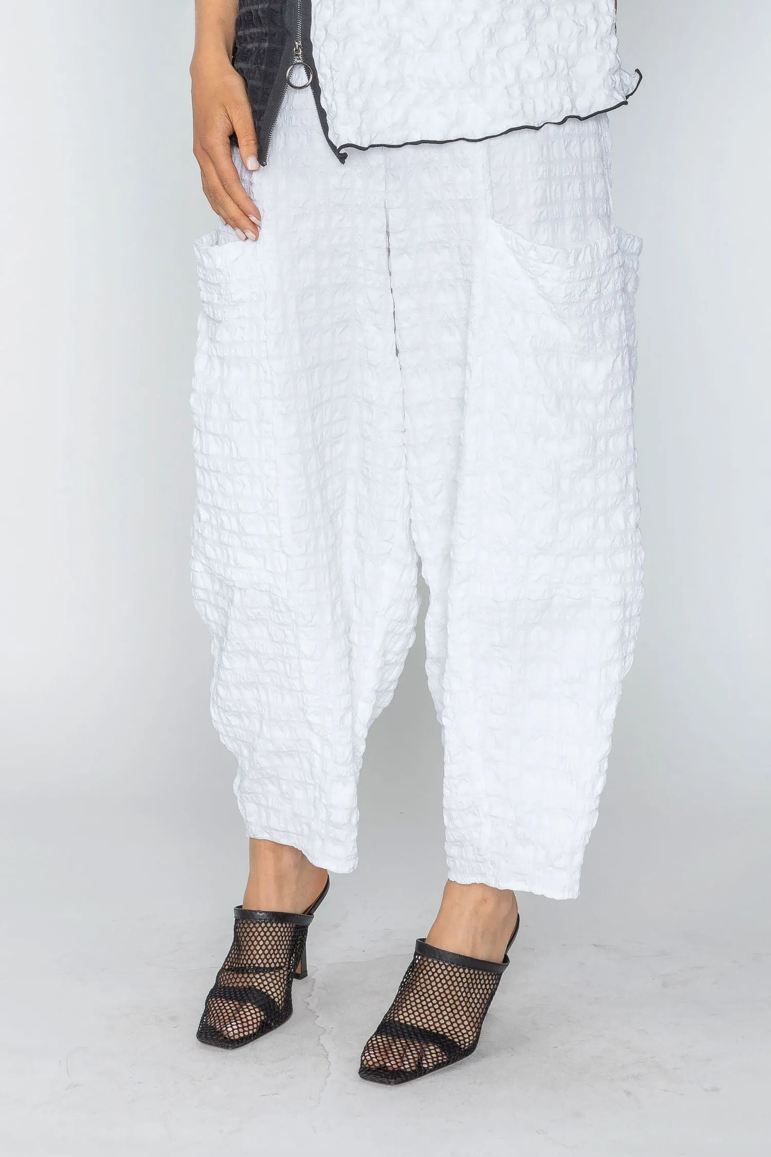White Pants w/ Large Pockets
