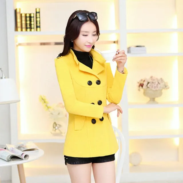 Winter Clothes Short Wool Coat Women Coat