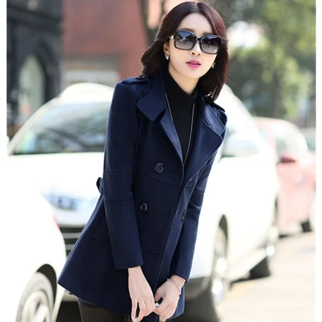 Winter Clothes Short Wool Coat Women Coat