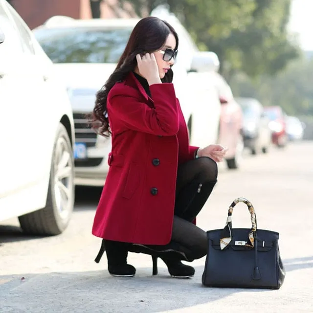 Winter Clothes Short Wool Coat Women Coat