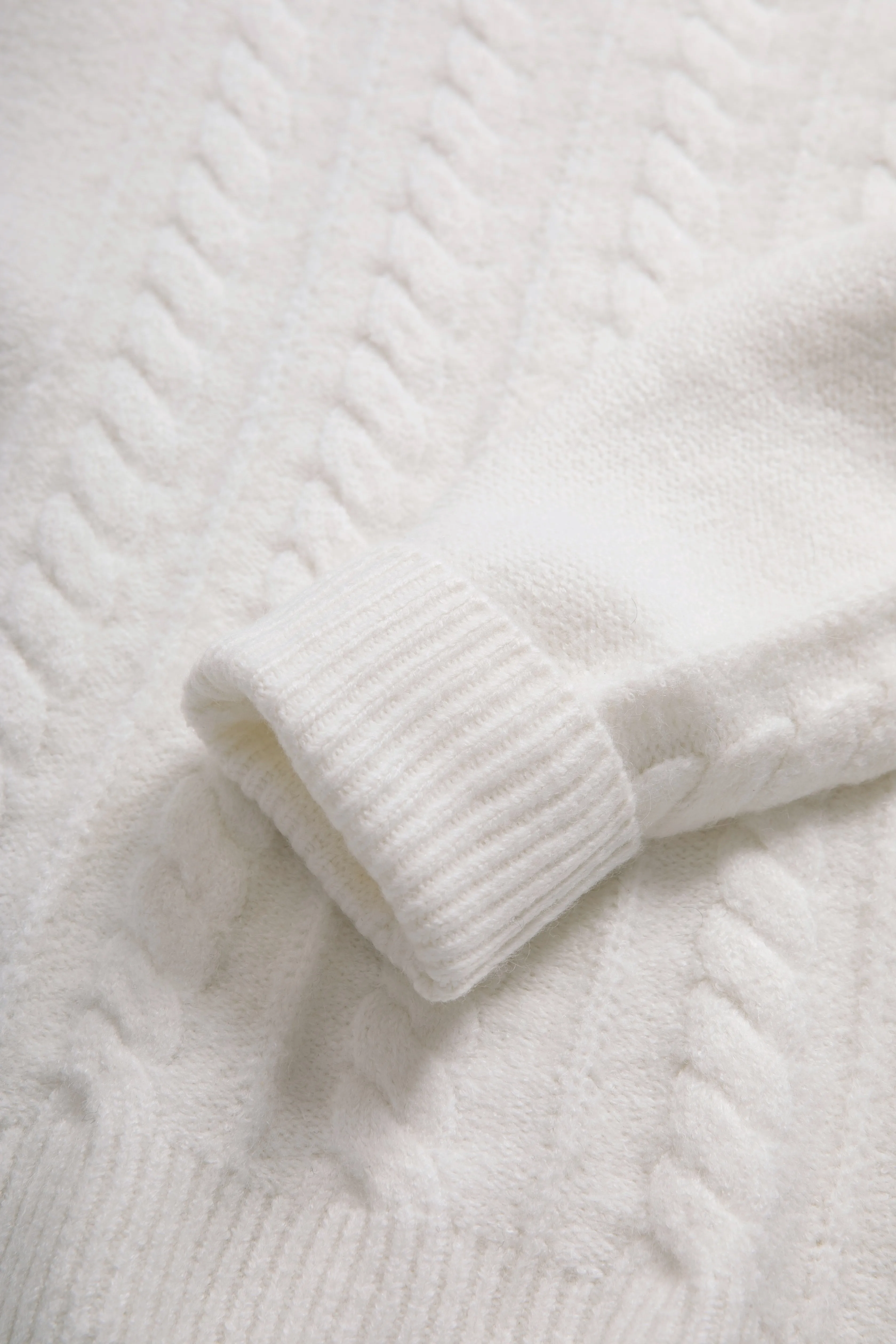 Woolen Cable Knit Sweater