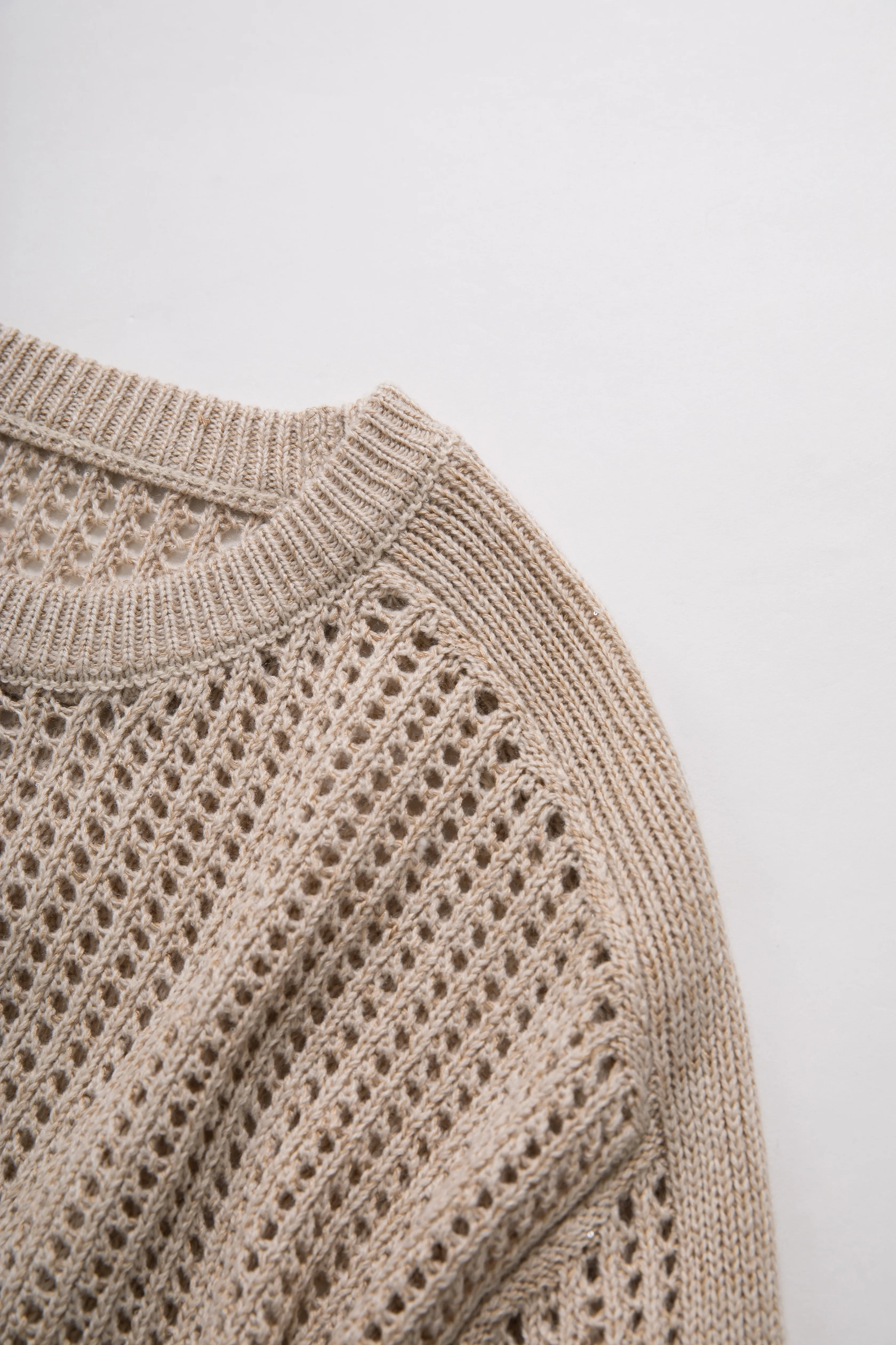 Woolen Hollow Out Sweater