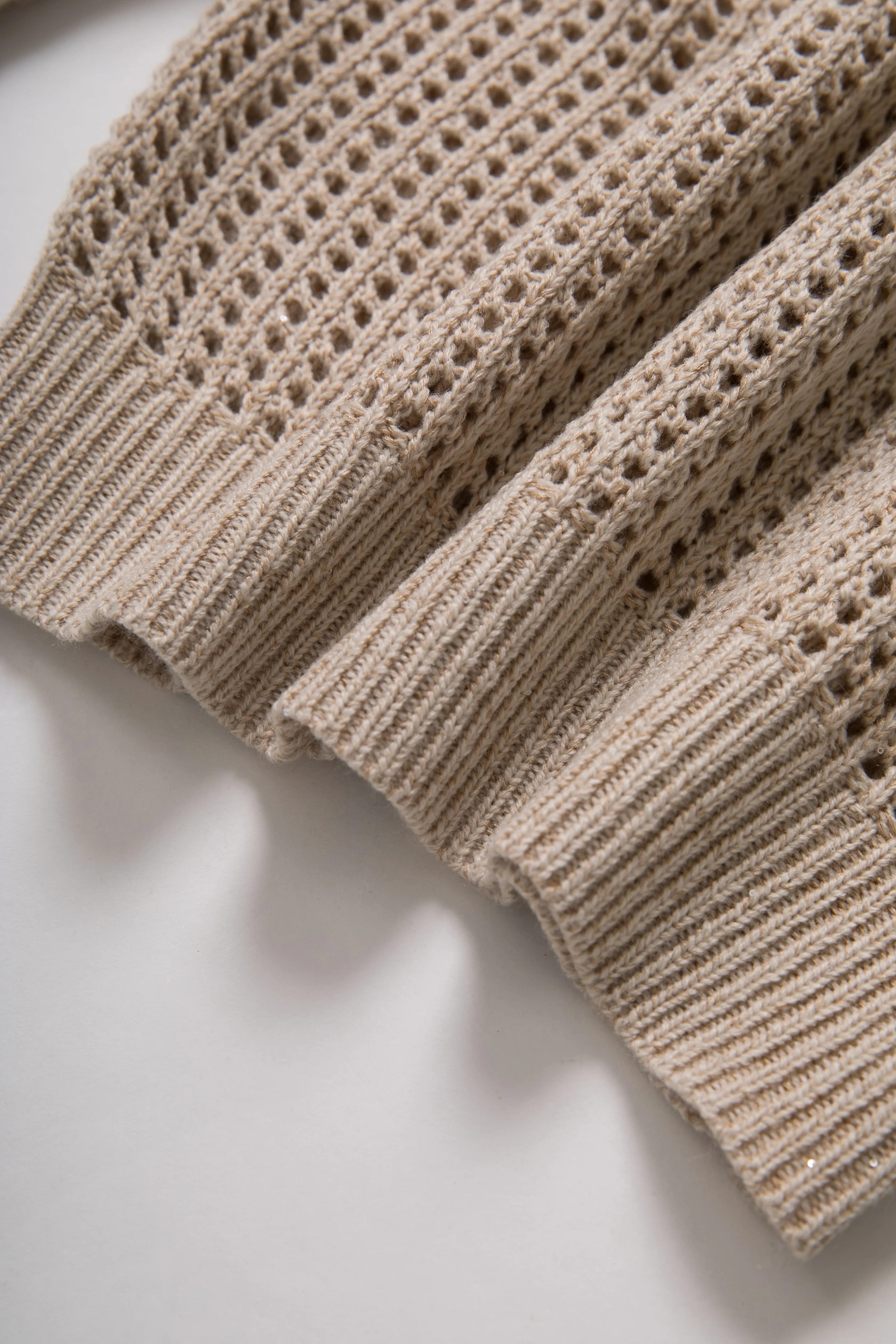 Woolen Hollow Out Sweater