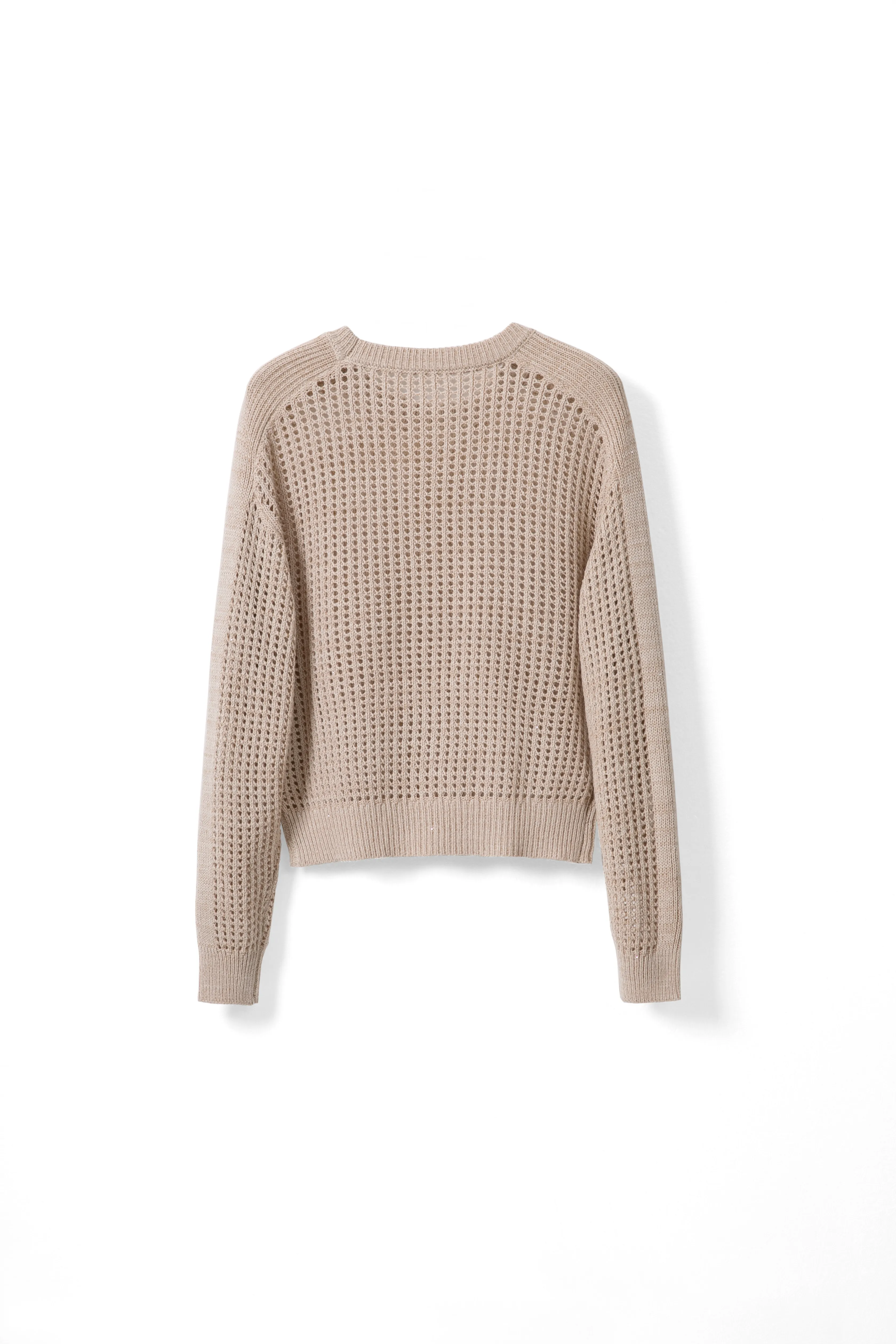 Woolen Hollow Out Sweater