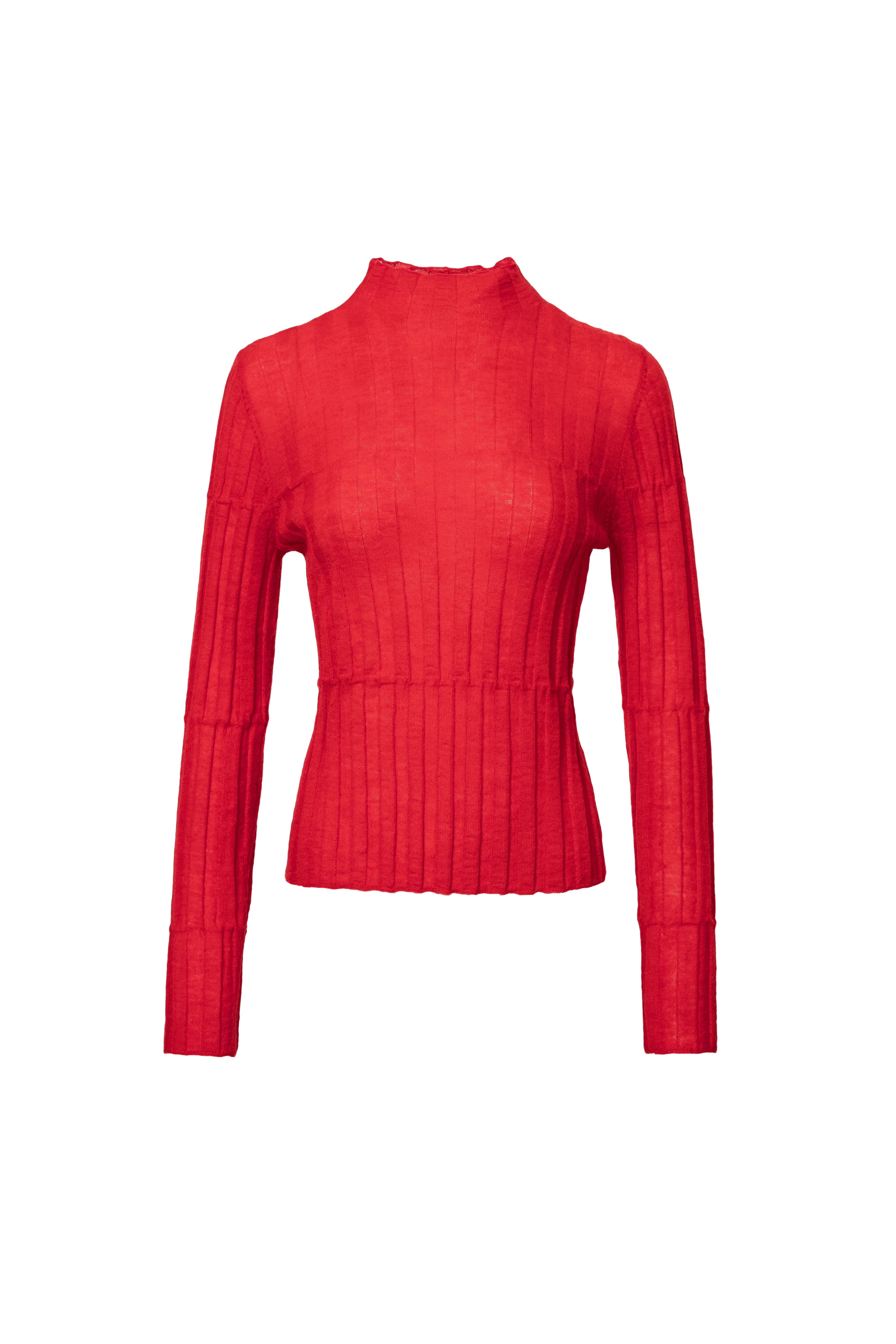 Woolen Long Sleeve Knit Top