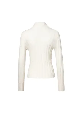 Woolen Long Sleeve Knit Top