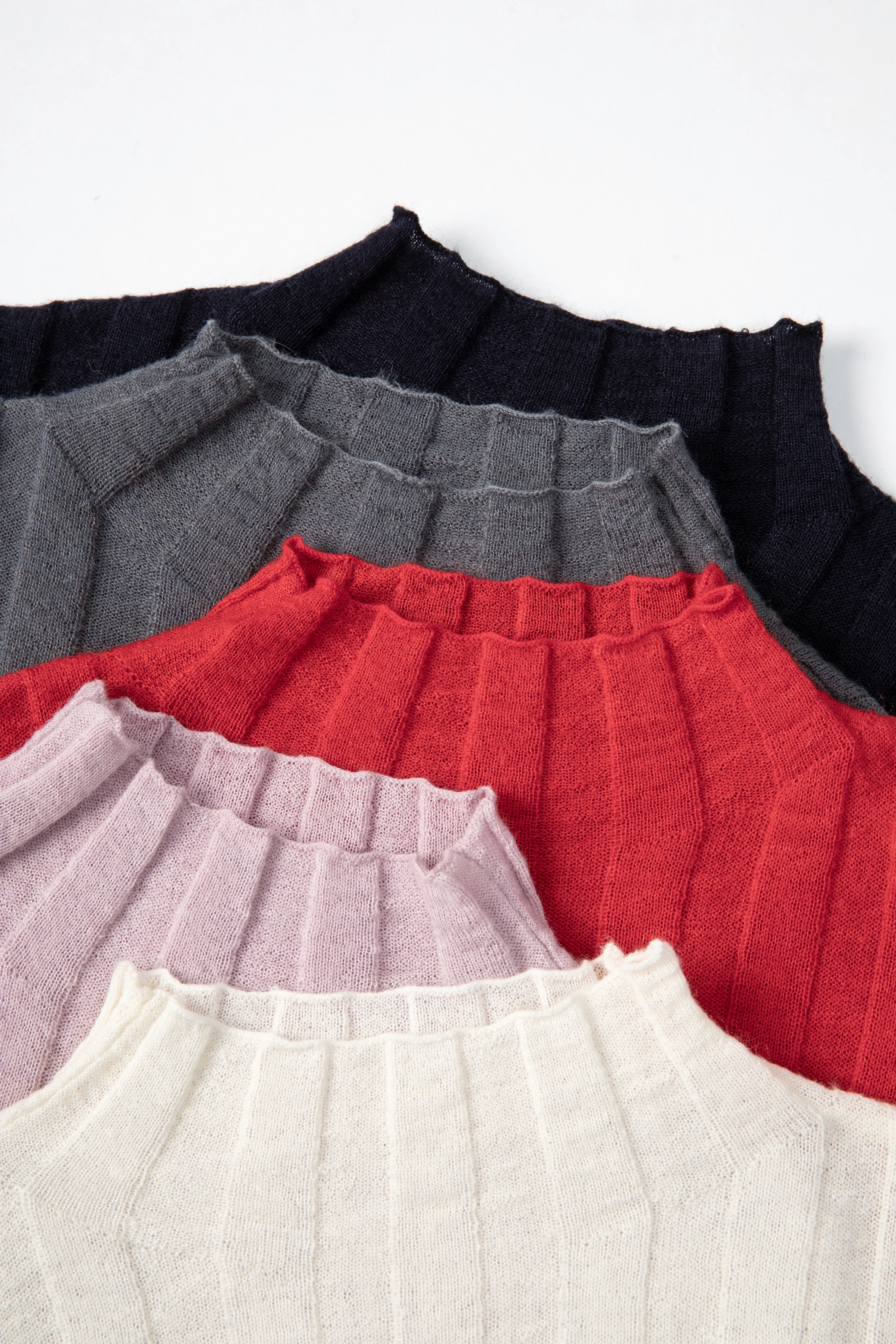Woolen Long Sleeve Knit Top