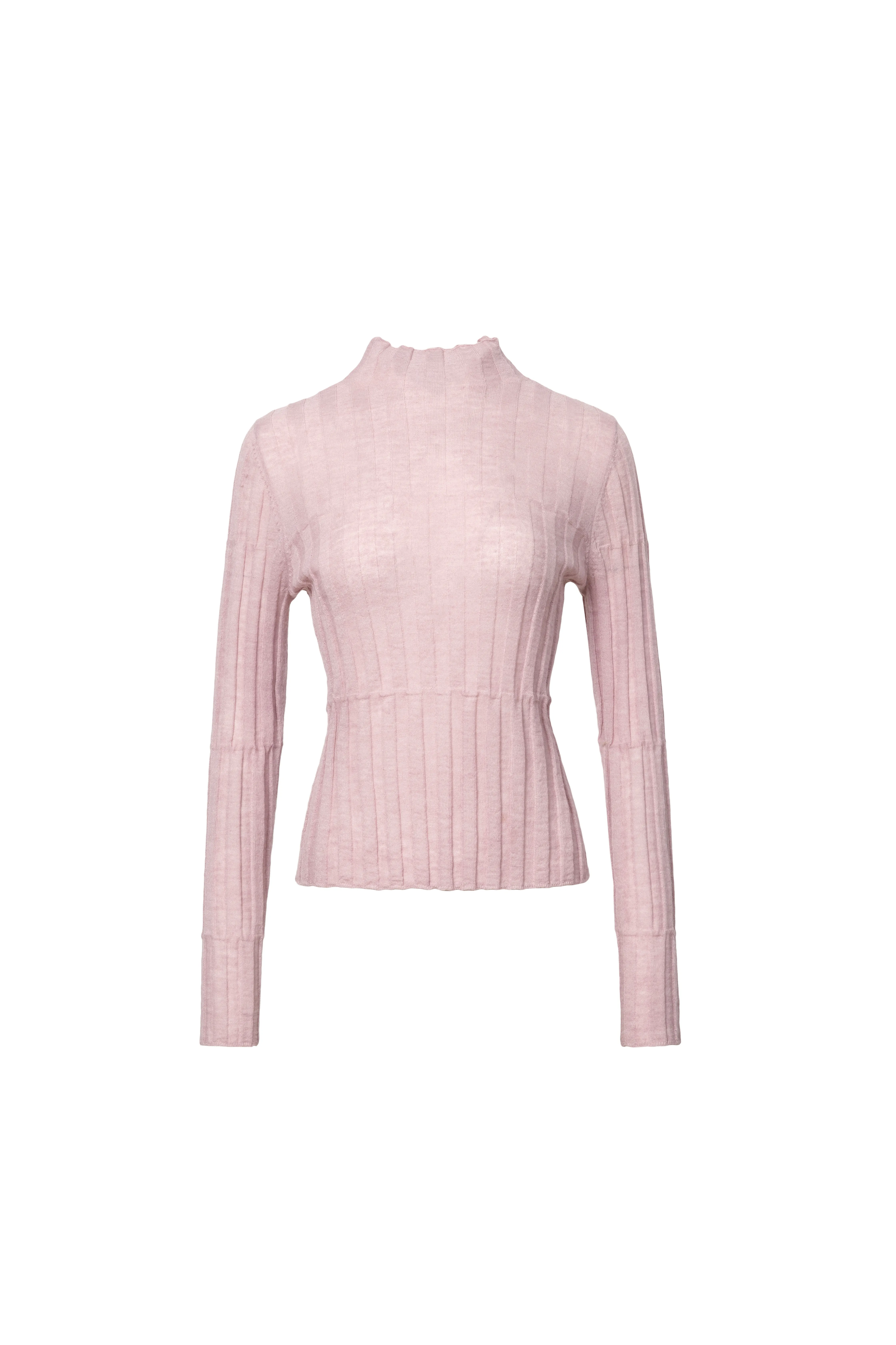 Woolen Long Sleeve Knit Top