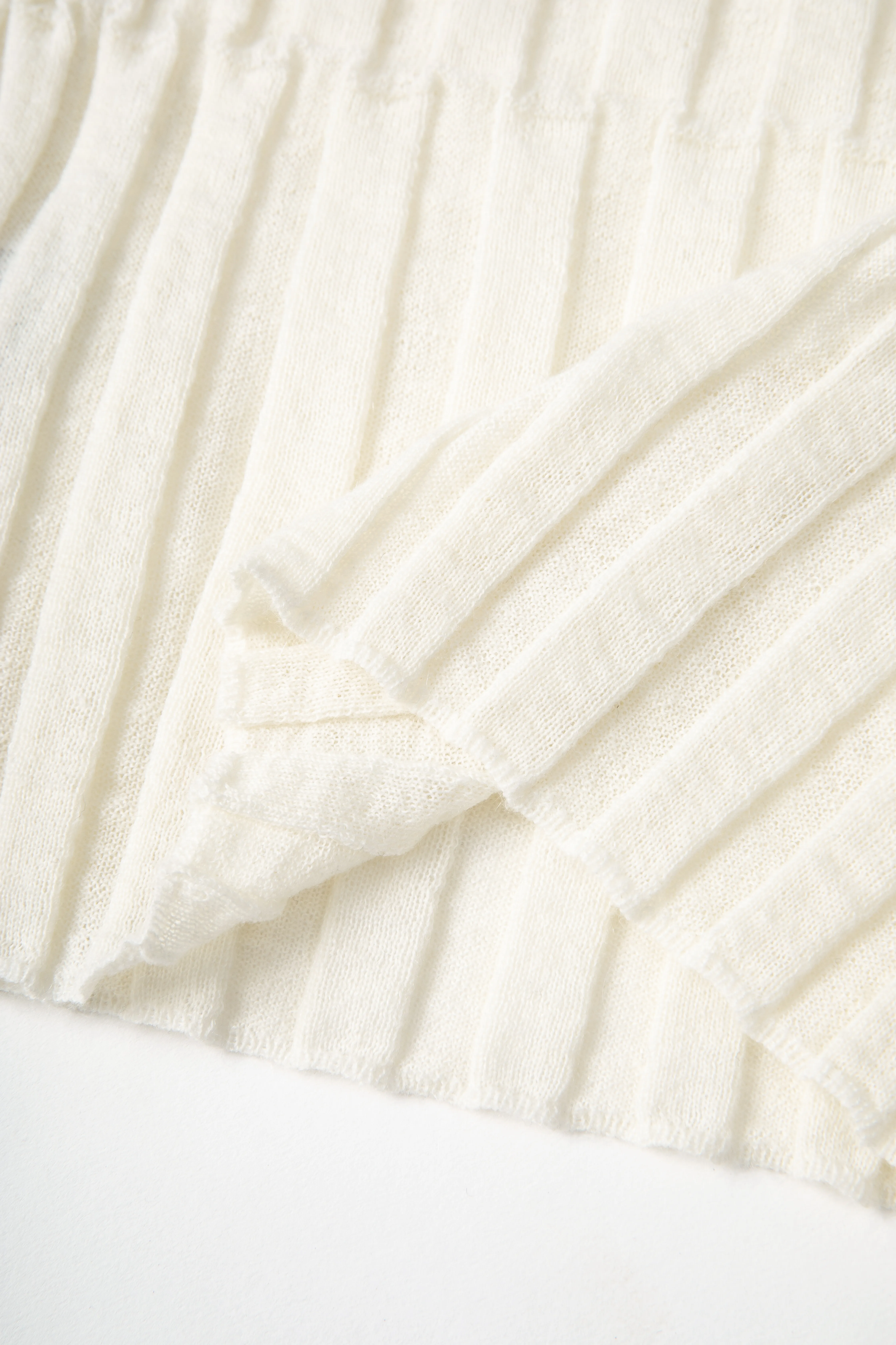 Woolen Long Sleeve Knit Top