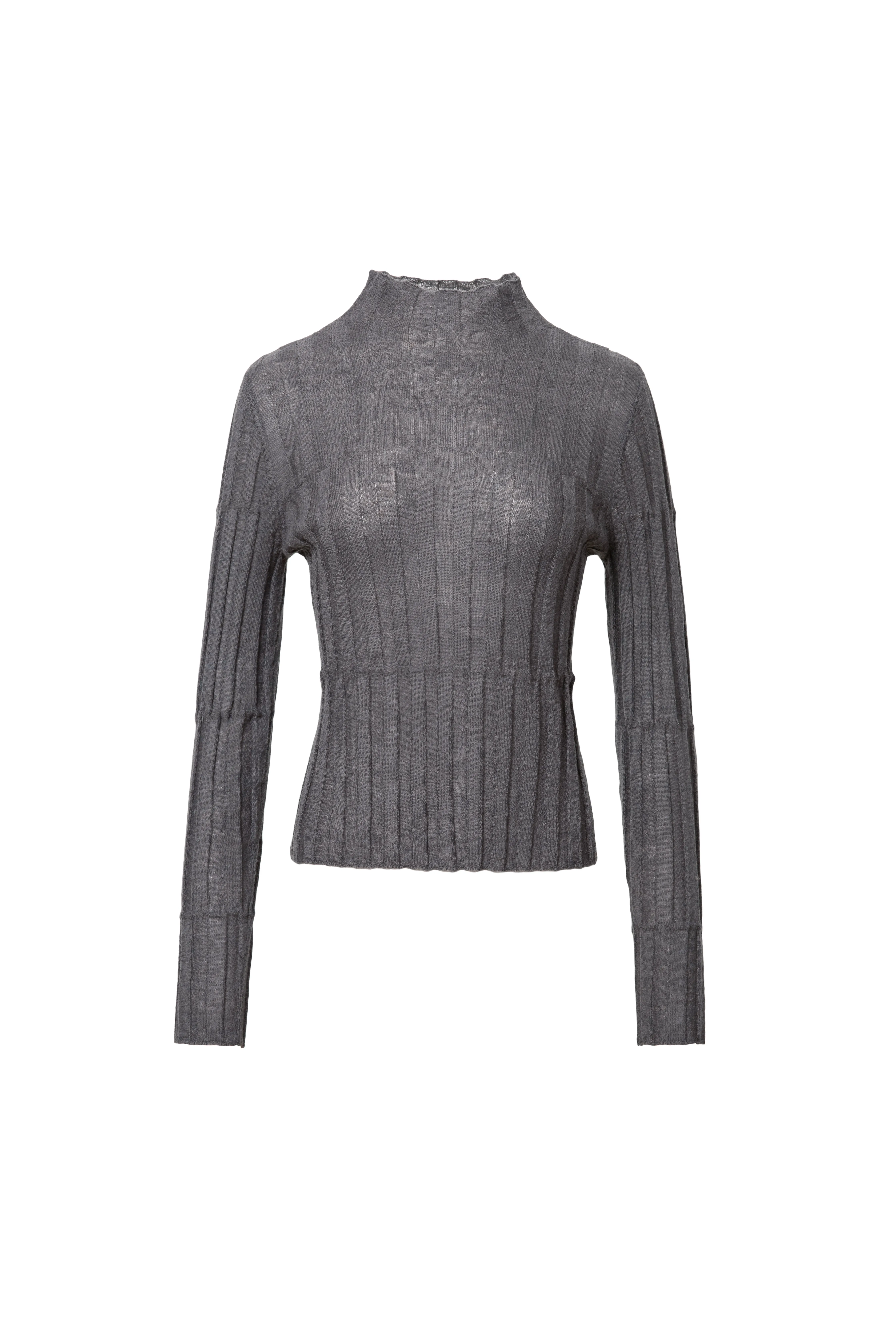 Woolen Long Sleeve Knit Top