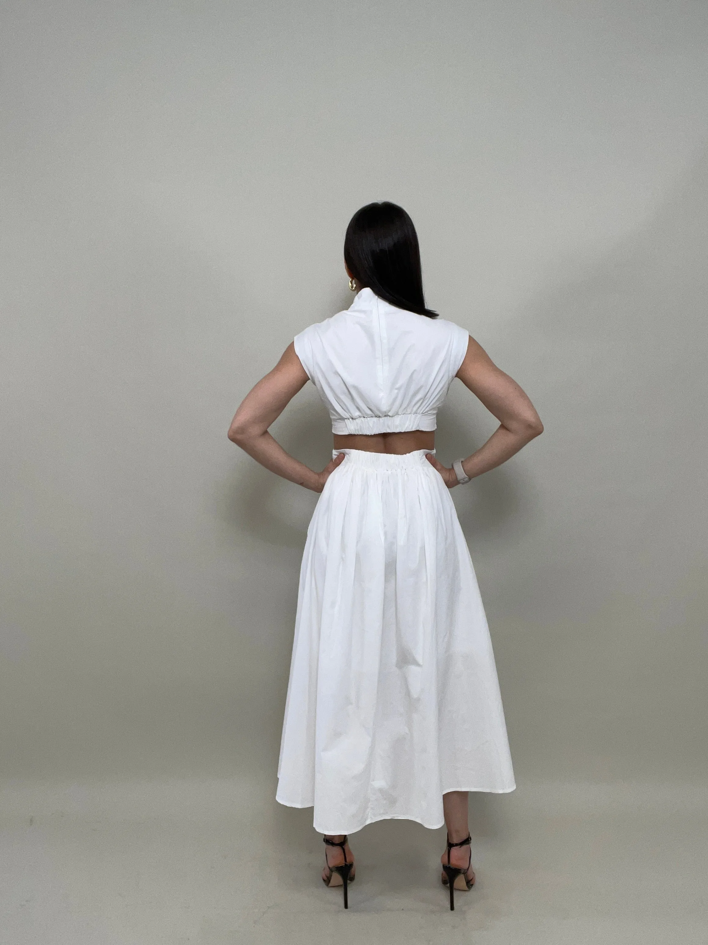 Yailyn Midi Cut Out Dress