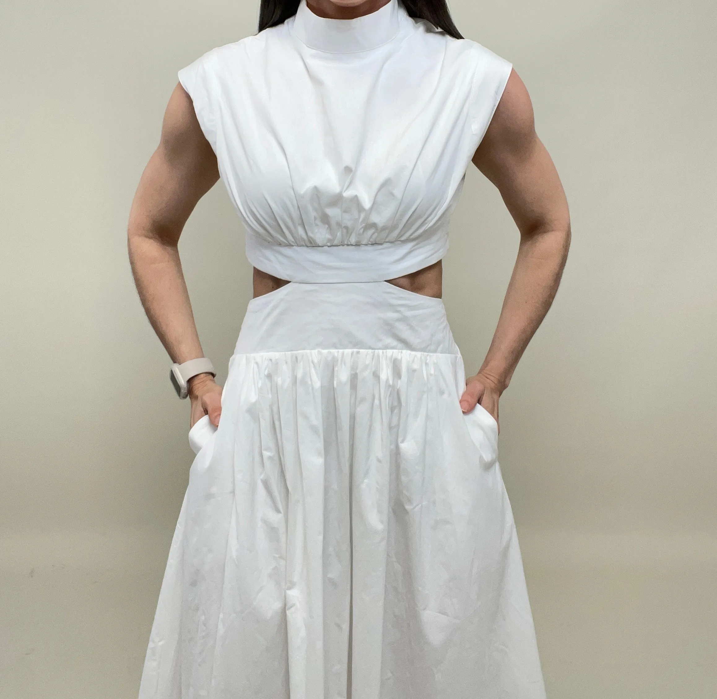 Yailyn Midi Cut Out Dress